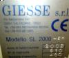  GIESSE Sample Chenille Machine, SL 2000/EM, 2002 yr.